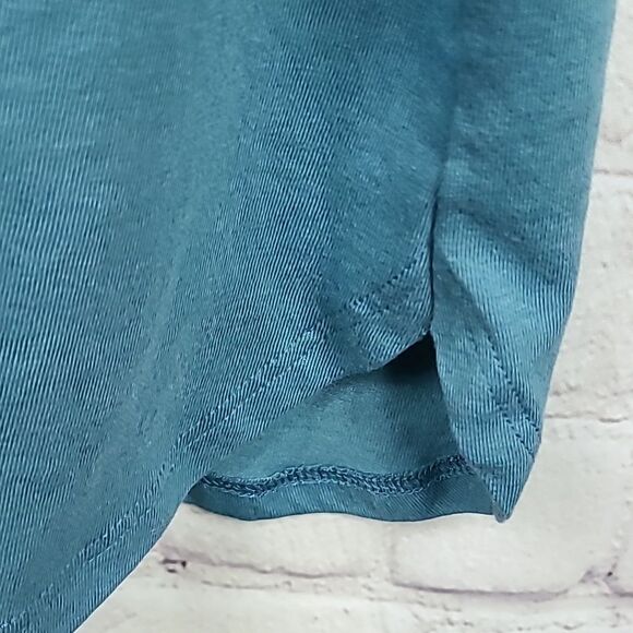 Cacique Sleep & Lounge Comfy Cotton Tee Lane Bryant 14/16 Green Pajama Top Large - Picture 4 of 7